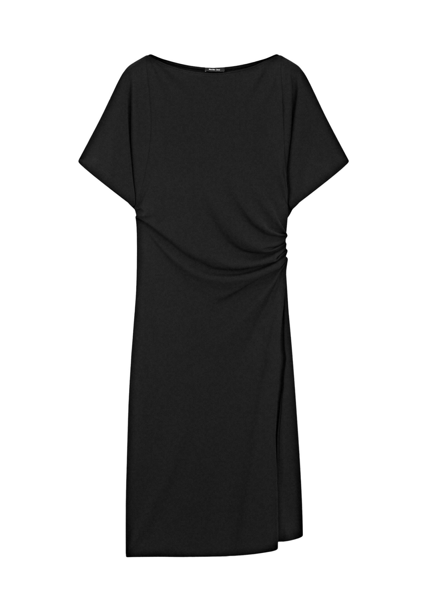 39cede882c584499a4c6f80e30a1880d MIDI BOAT NECK WITH GATHERED DETAIL - Day dress - black - Зображення 1