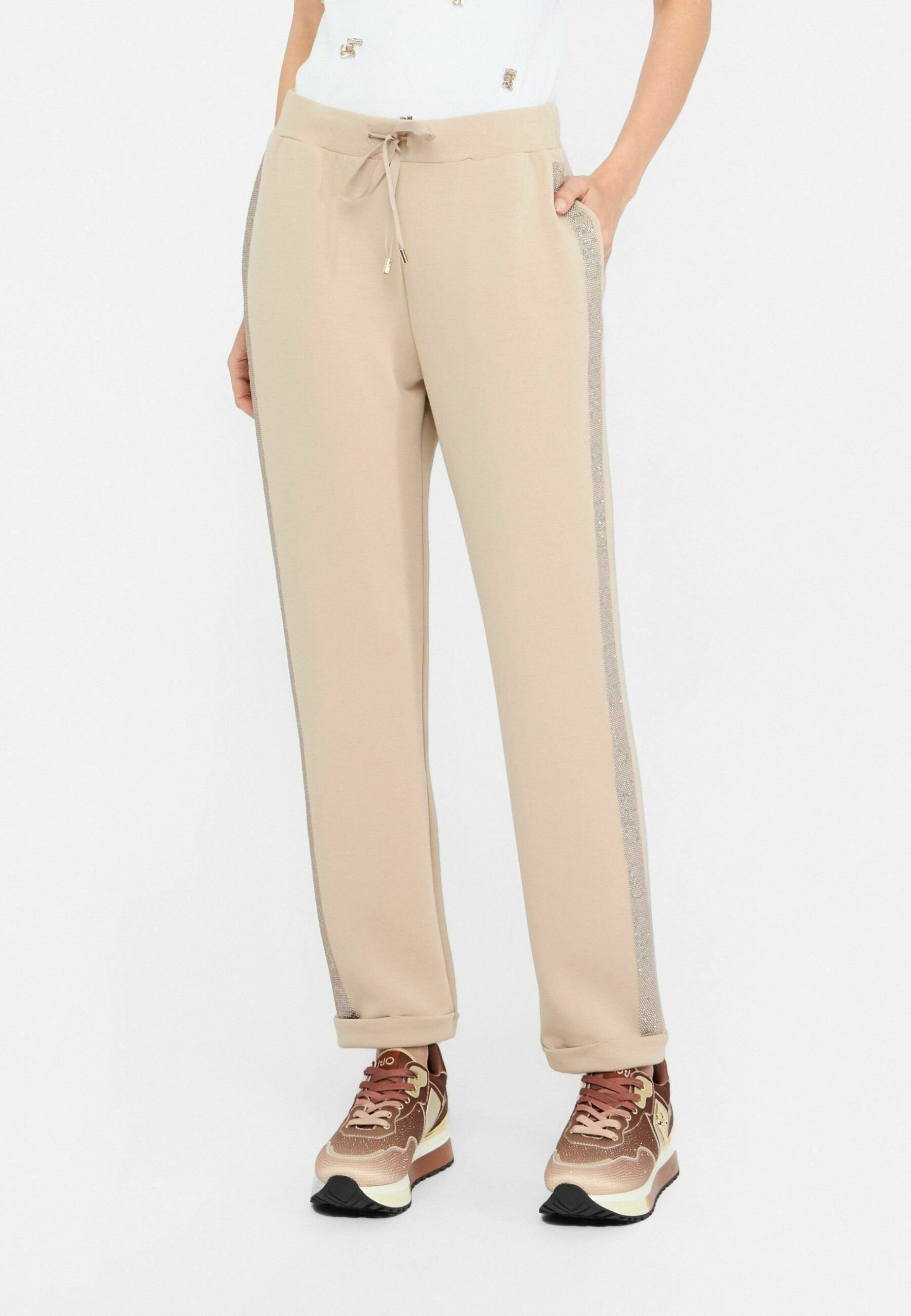 647f960bf3da46398b0c37069134fe28 JOGGING - Tracksuit bottoms - beige - Зображення 1