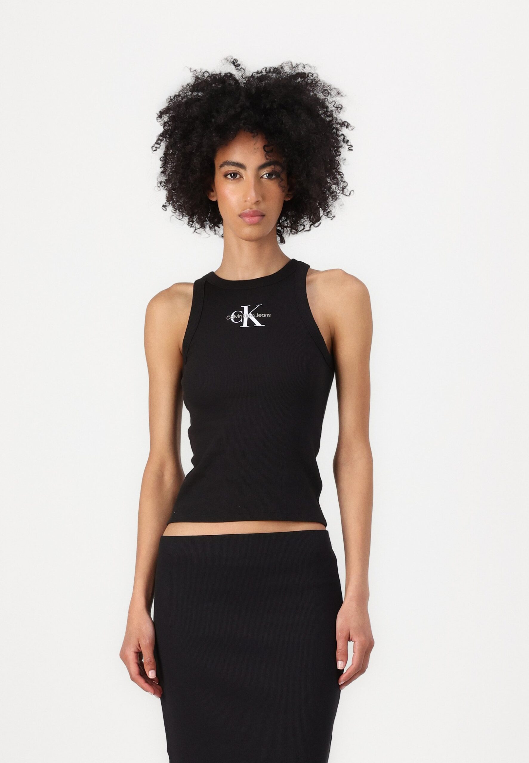 8c7ed69486cd49ee8955b9ada4c8b832 MONOLOGO TANK - Top - black - Зображення 1